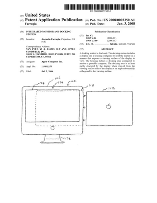 Illustration for article titled Apple Docking Patent Works Perfectly with Ultra-Slim MacBook